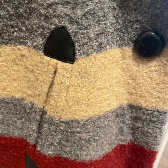 Etoile Isabel Marant Striped Wool Peacoat Boho - Picture 2 of 4